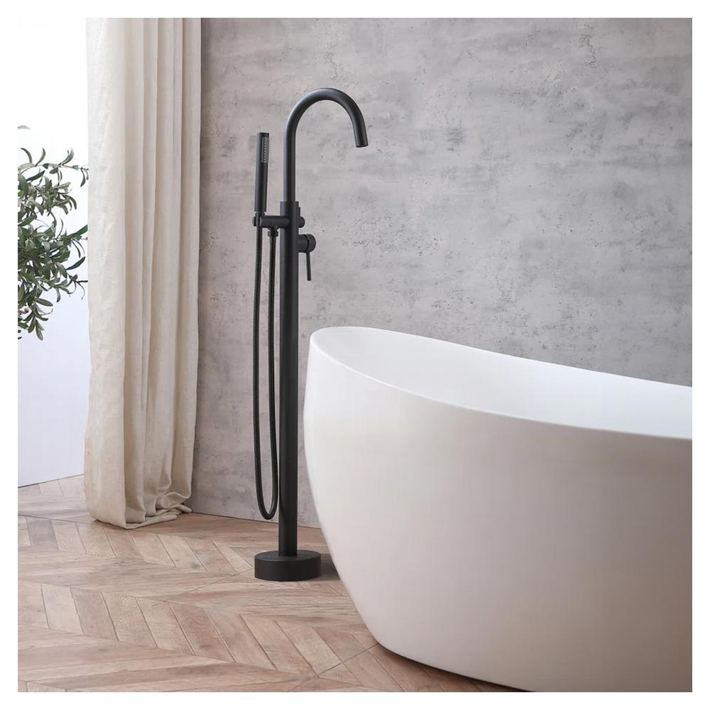 Vloeren  badmengkraan Rea Mono Black