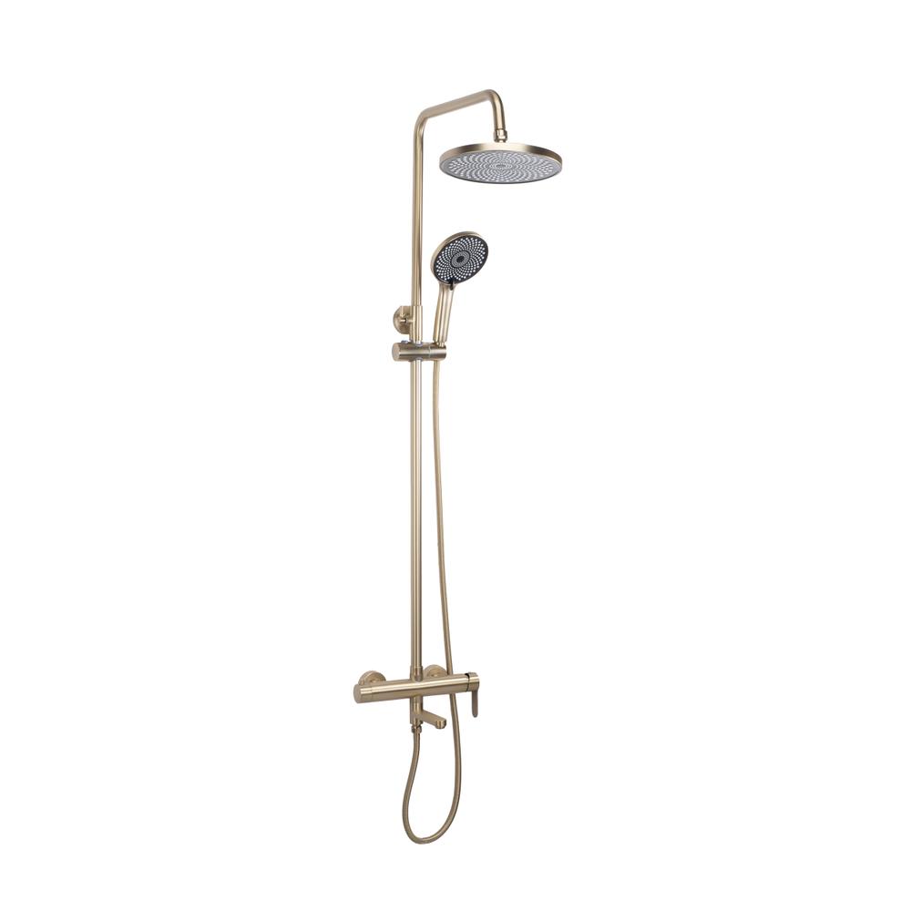 Shower Set Rea Arcos brush gold