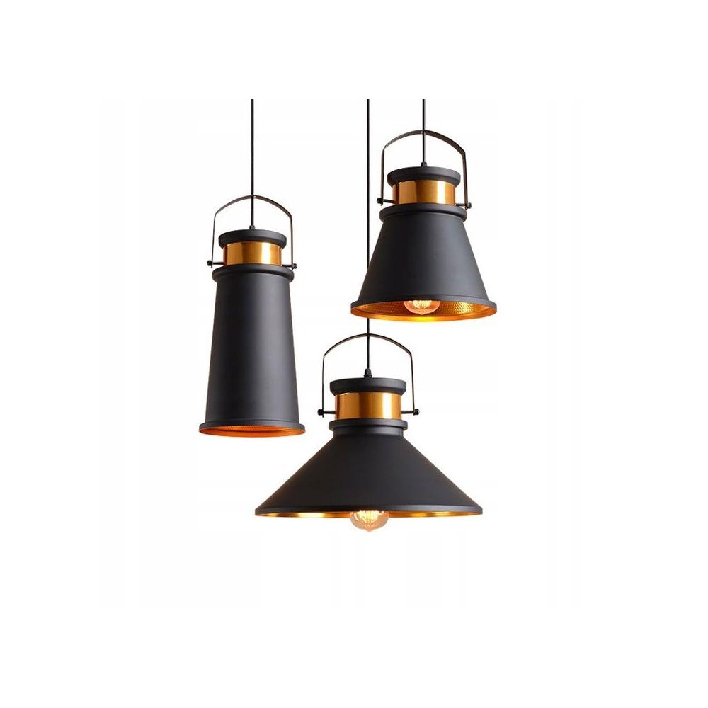 Hängelampe ASTI ABC Black/ Gold