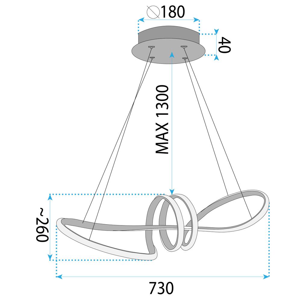 Lampe LED LHJ036-CP GOLD