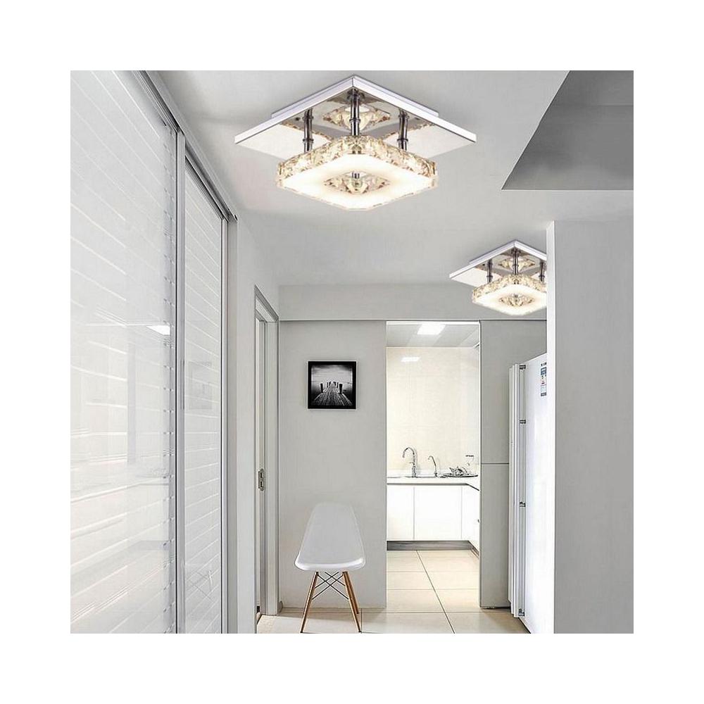 Deckenlampe Kristall quadrat Glamour 8W APP405-C