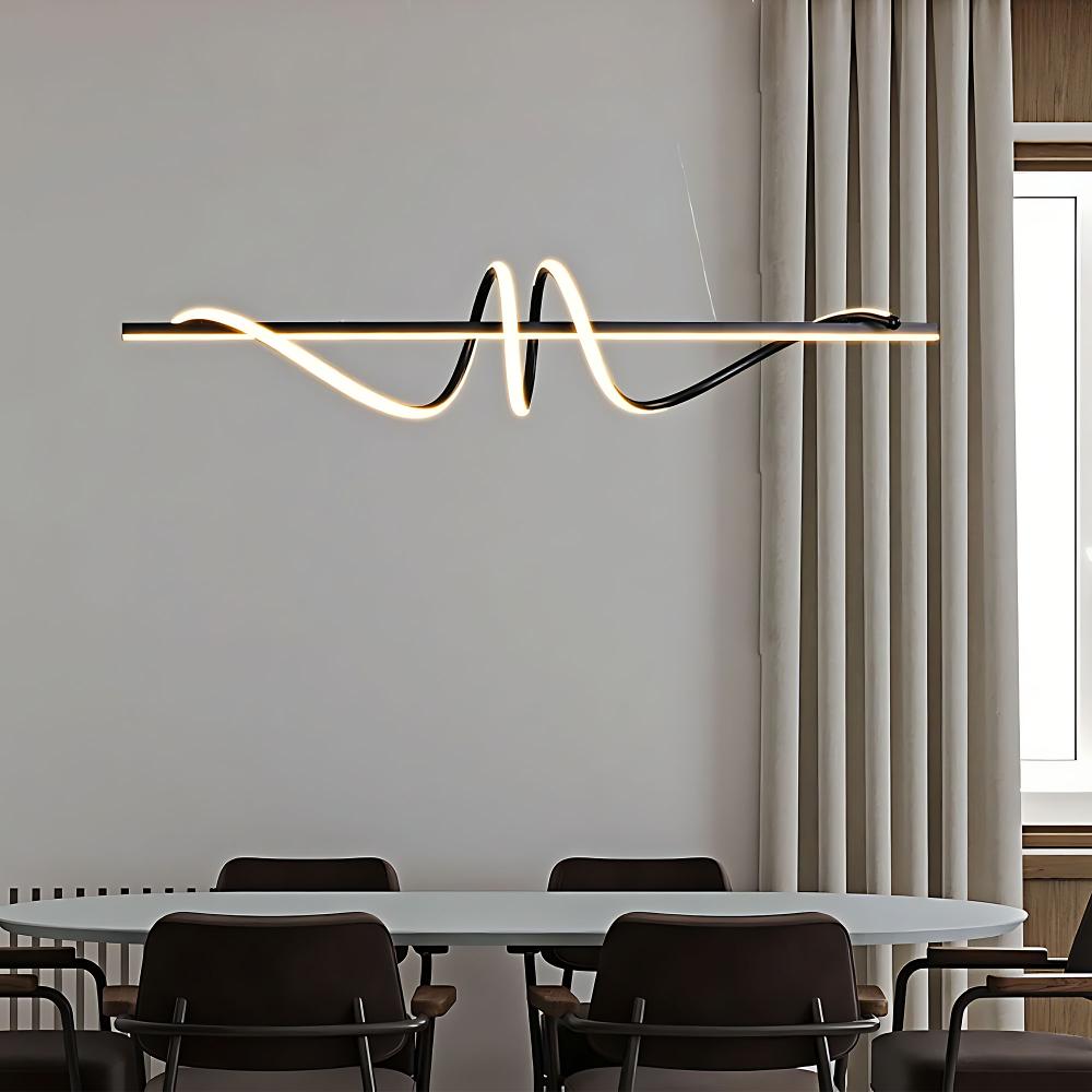 Lampa wisząca LHJ023-CP 120 cm BLACK