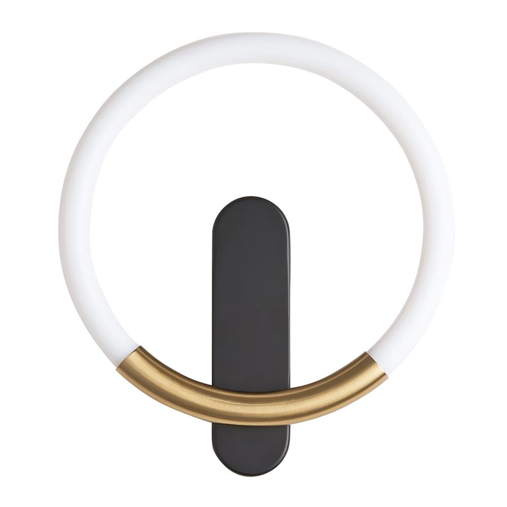 WANDLEUCHTE LED LHJ068-W C BRUSH GOLD/BLACK