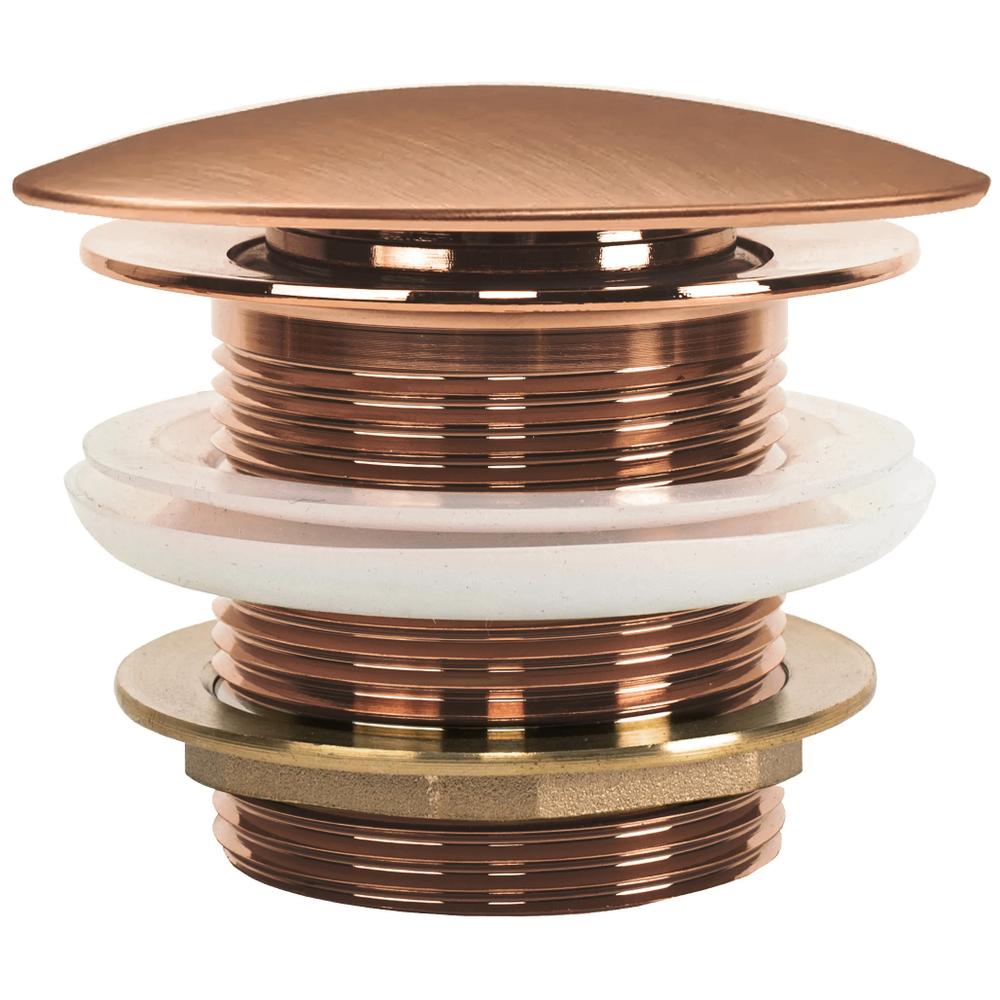 Univerzální vanová výpusť REA Click-clack - Brush Copper