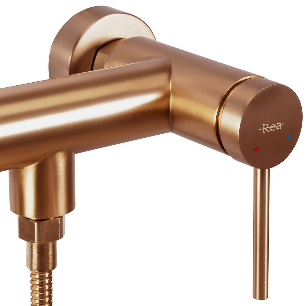 Baterie de duș REA Foss/Clif Brush Copper