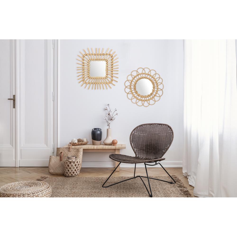 LUSTRO ŚCIENNE BOHO 45CM QDJ071