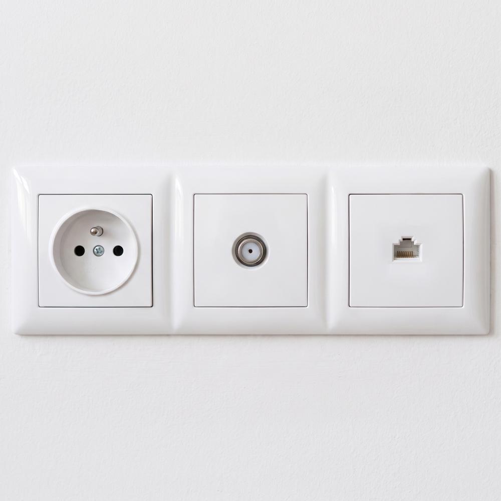 Gniazdo RJ45 OSTE JNH010-S Białe