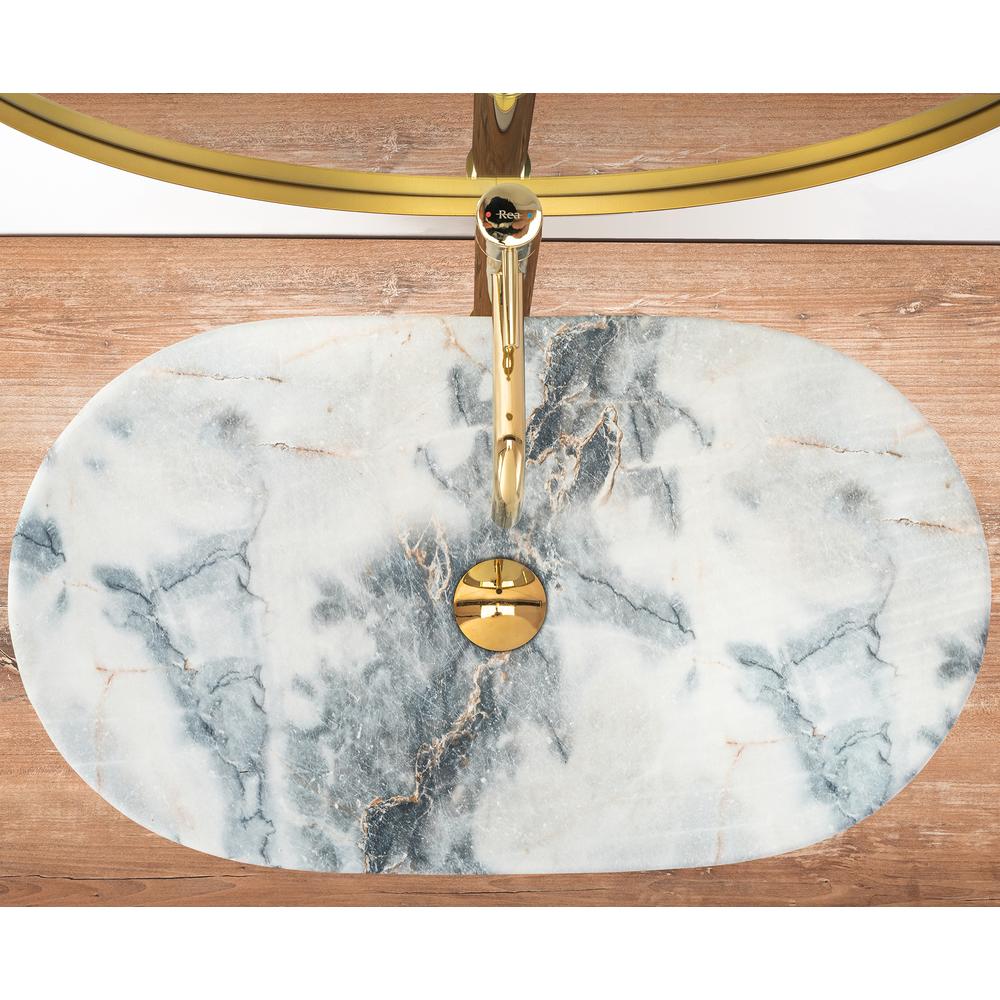 Stalviršio Praustuvas Rea Royal Granit Mat