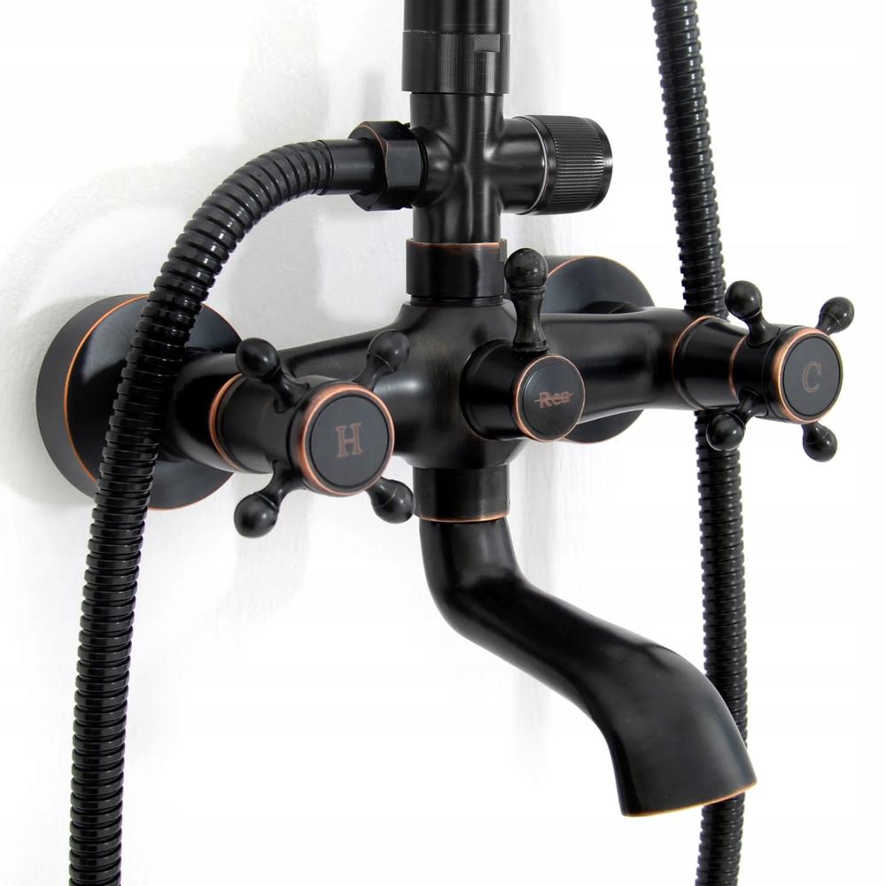 ДУШ СИСТЕМА Rea Retro Old Black
