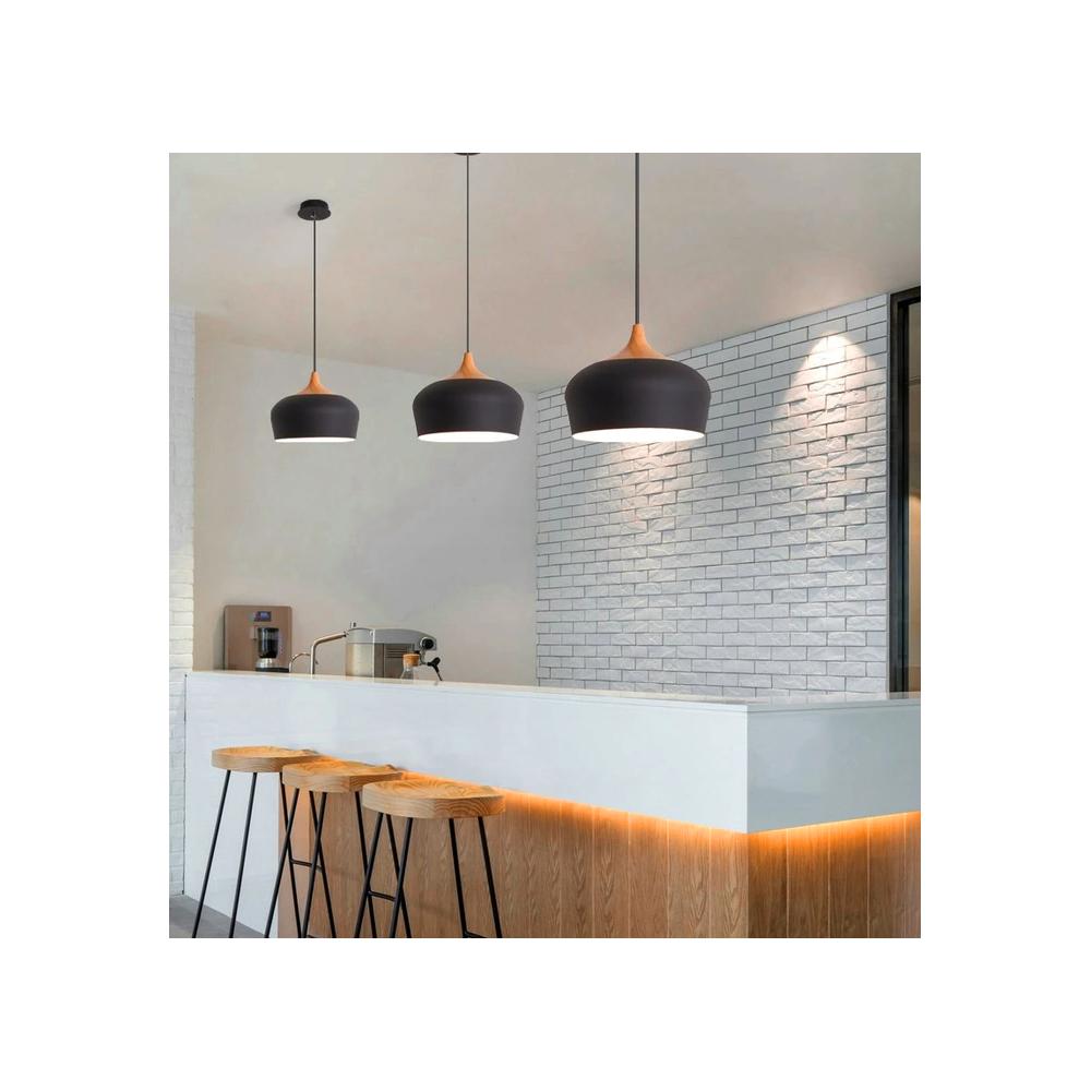 Hängelampe Bari black