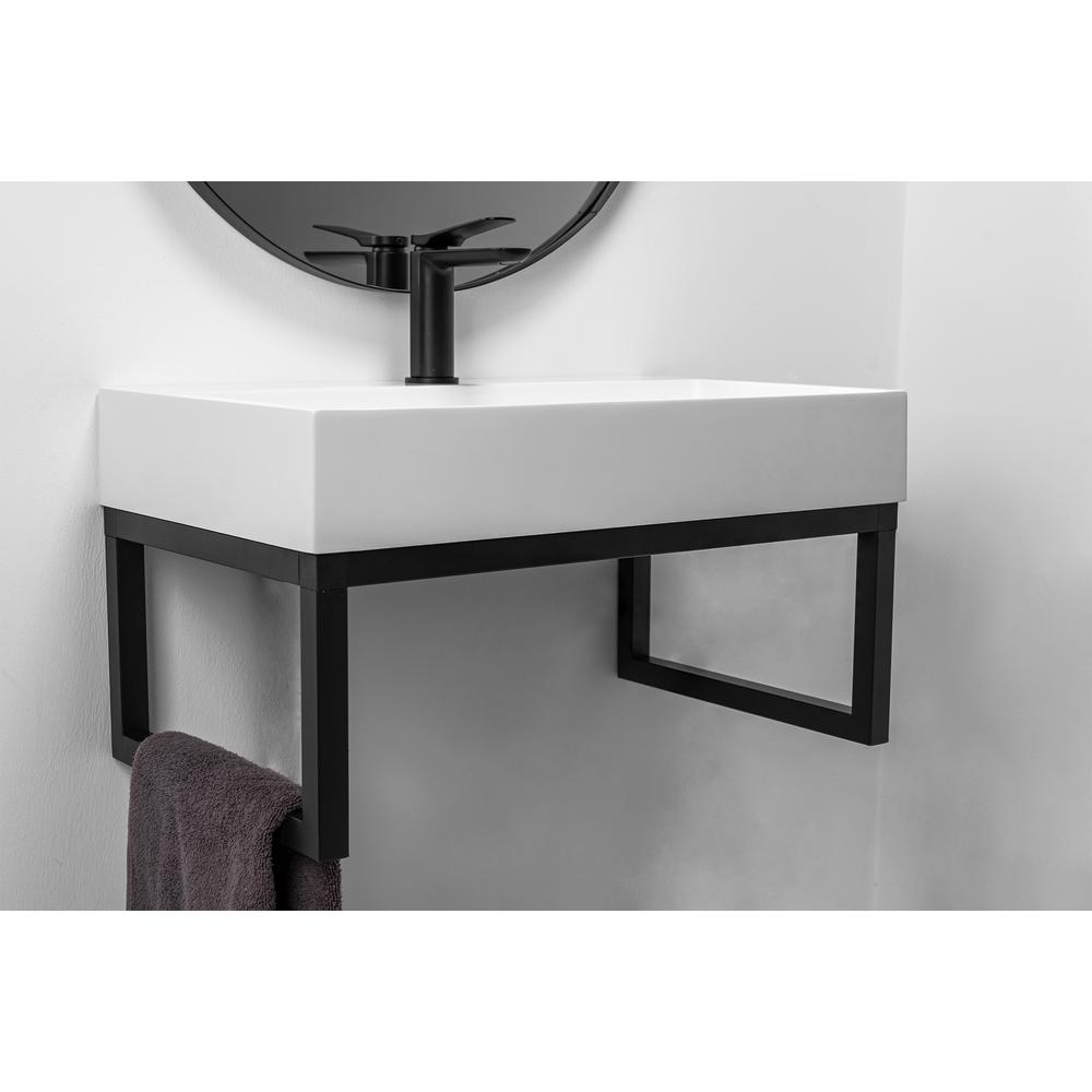 Lavabo in conglomerato GOYA 60cm Conglomerato + Supporto