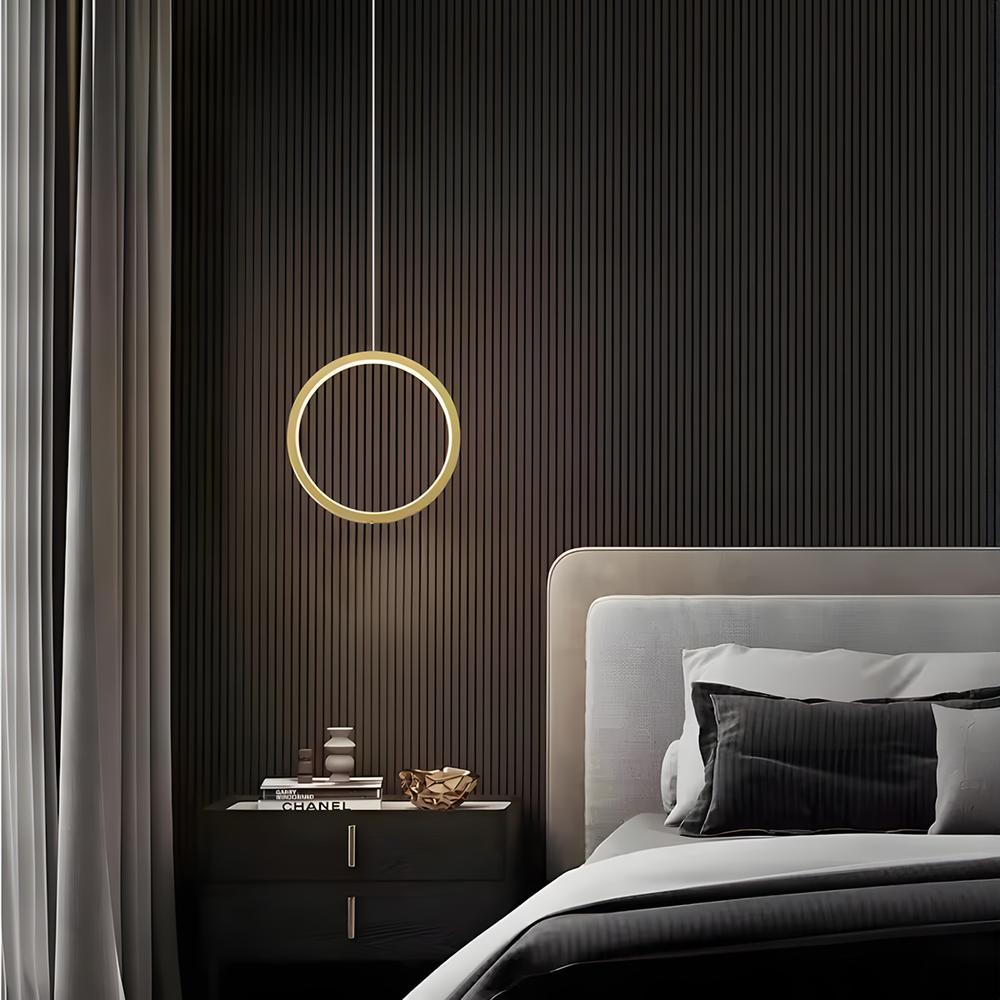 LAMPA WISZĄCA LED G112-CP Złota