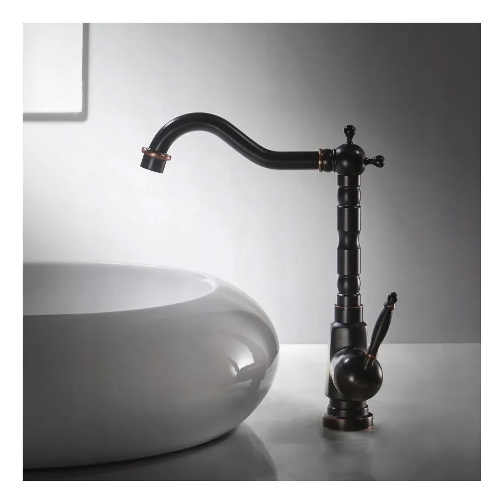 Mešalnik za umivalnik REA Bona Black Old High