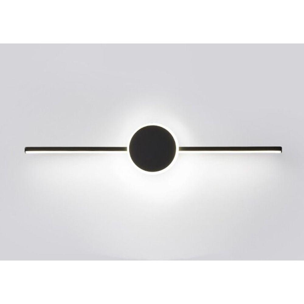 Bad Spiegelleuchte LED 40CM APP848-1W ROUND BLACK