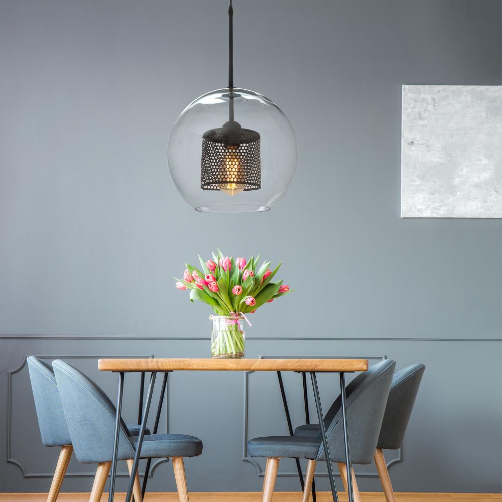 Hängelampe Glas Black Loft APP557-1CP 20cm