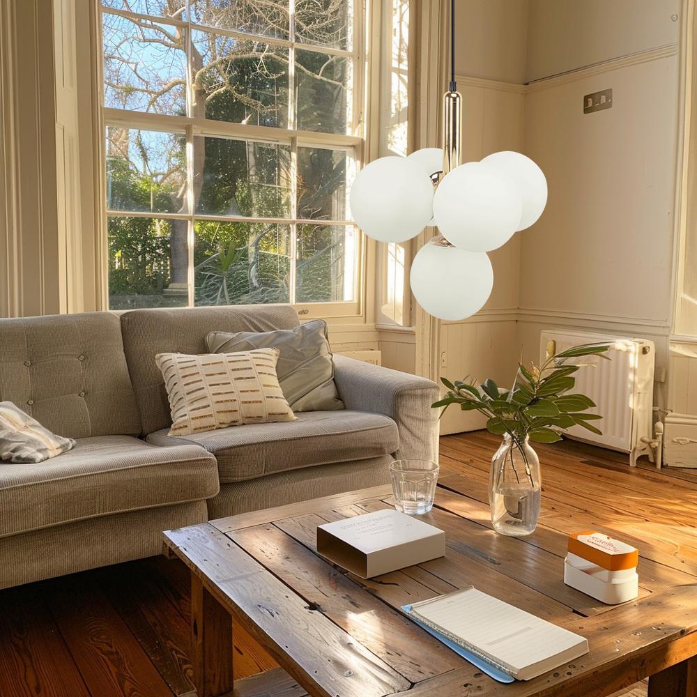 Hängelampe APP1574-5CP Gold