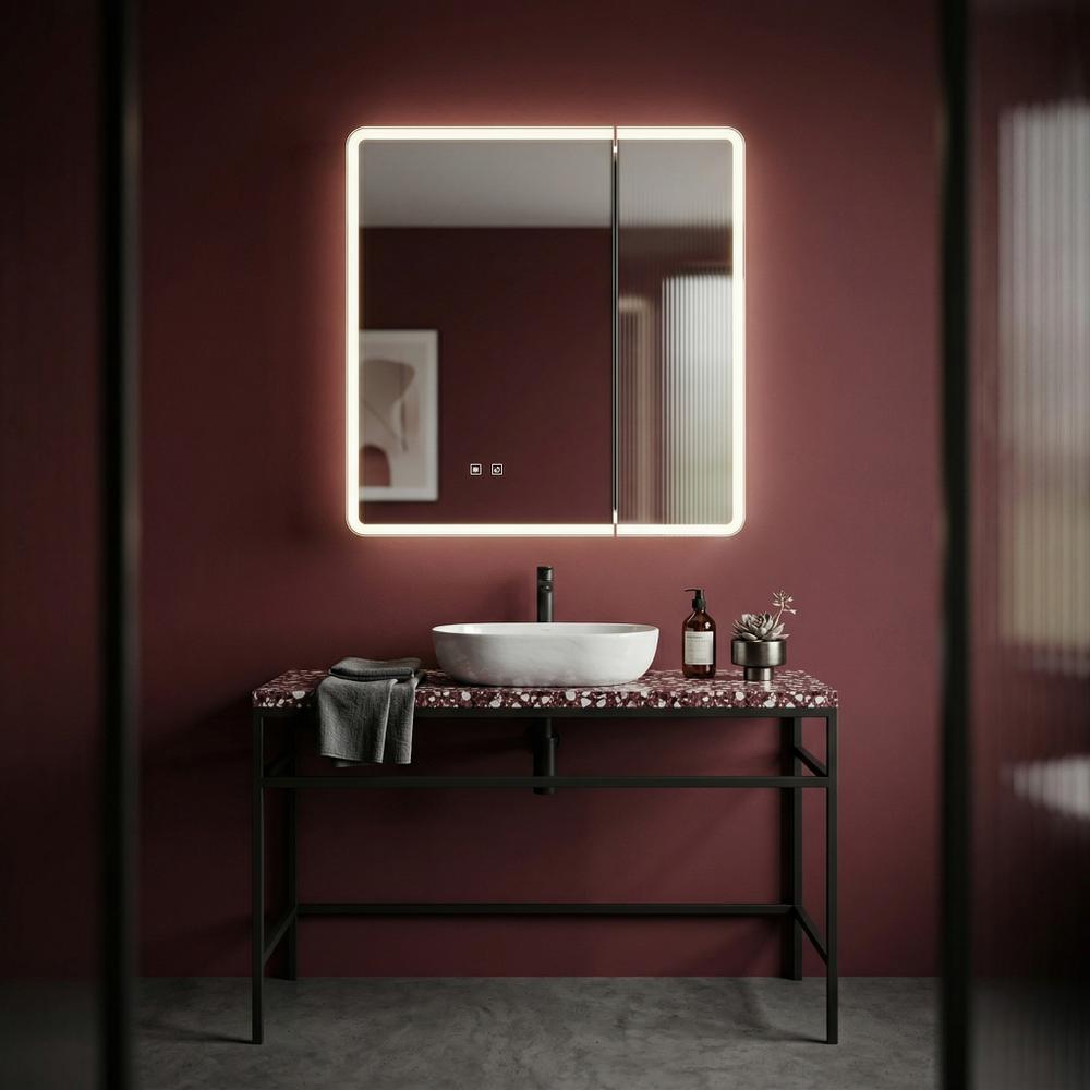 LED-es tükrös szekrény M1011-60 60x70