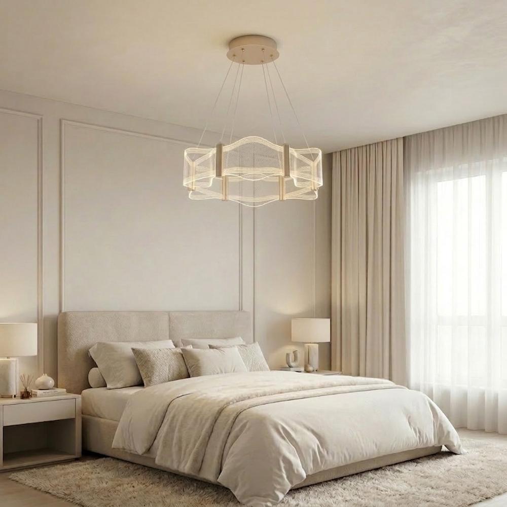 LAMPA SUFITOWA WISZĄCA G151-CP ZŁOTA