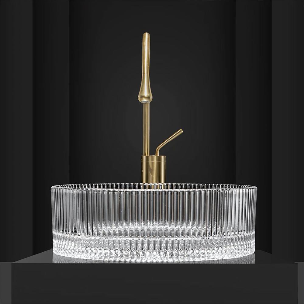 Nadgradni umivaonik Rea Ingrid Transparent