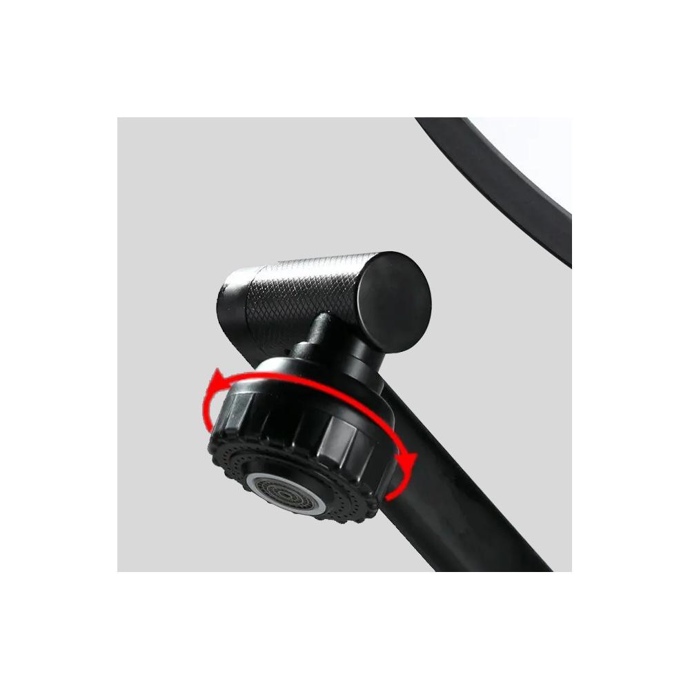 Bathroom faucet Rea PACO Black High