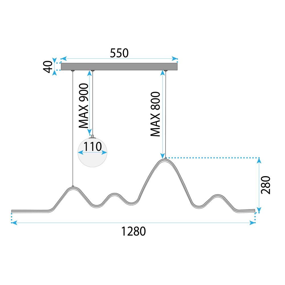 Lampe LED LHJ034-CP BRUSH GOLD