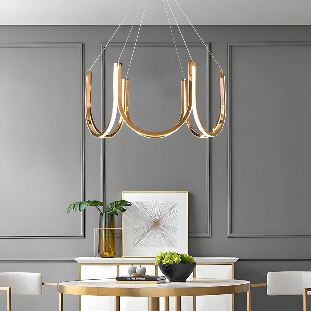 LED-Hängeleuchte APP1749-CP Gold