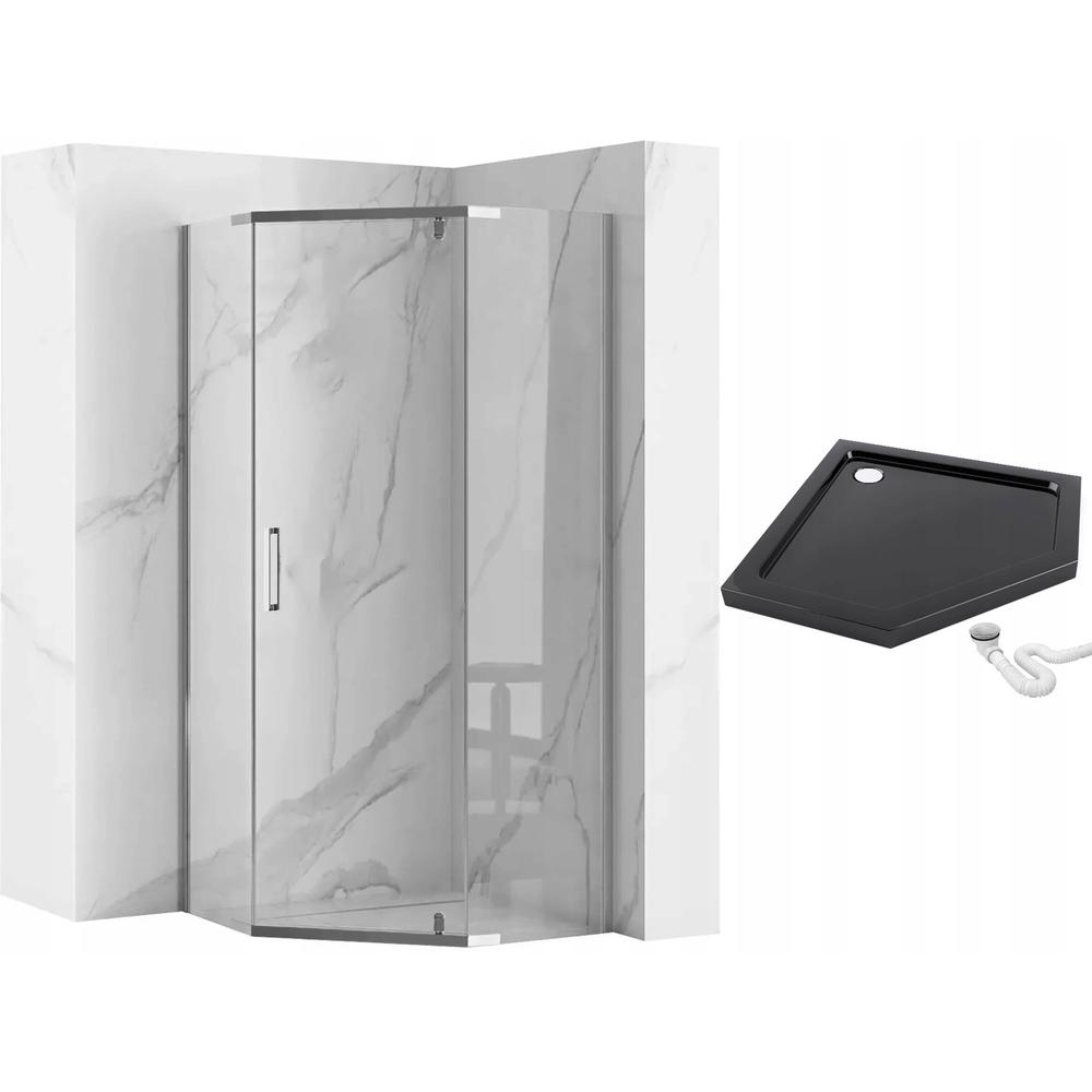 Rea AXIN Chrome 90x90 dušas kabīne