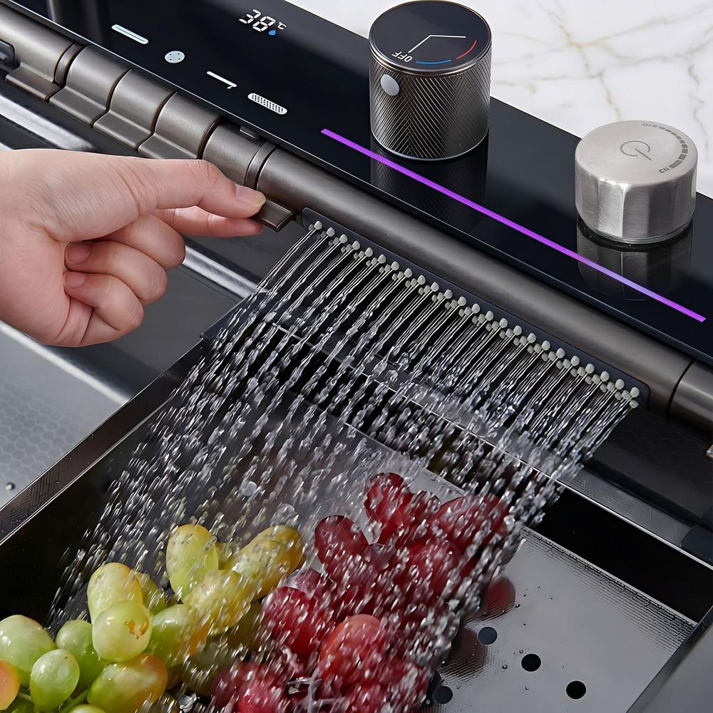 Večnamensko jekleno korito 10 v 1 REA Alonzo Črno