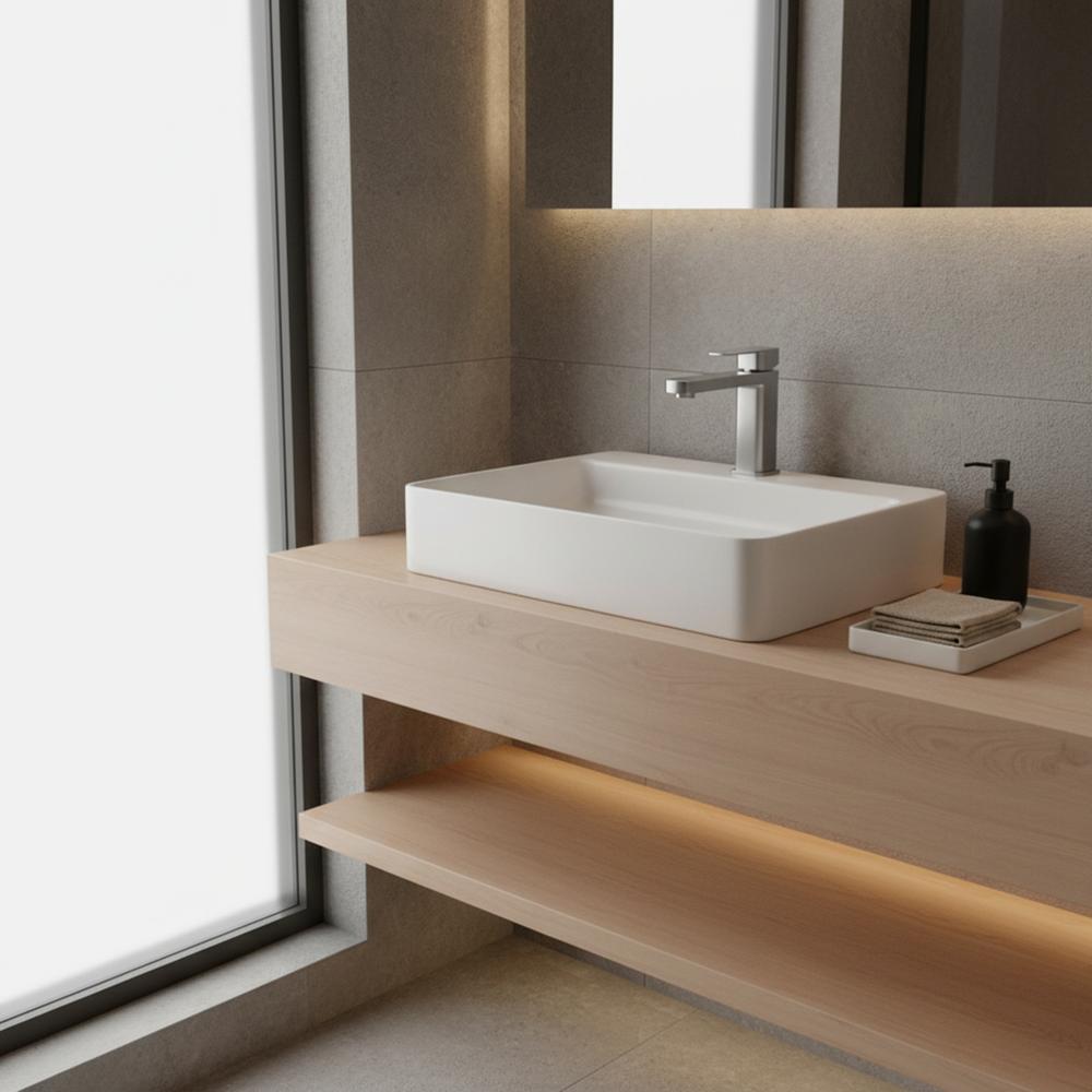 Maišytuvas vonios kambario Rea Arlo Brush Nickle