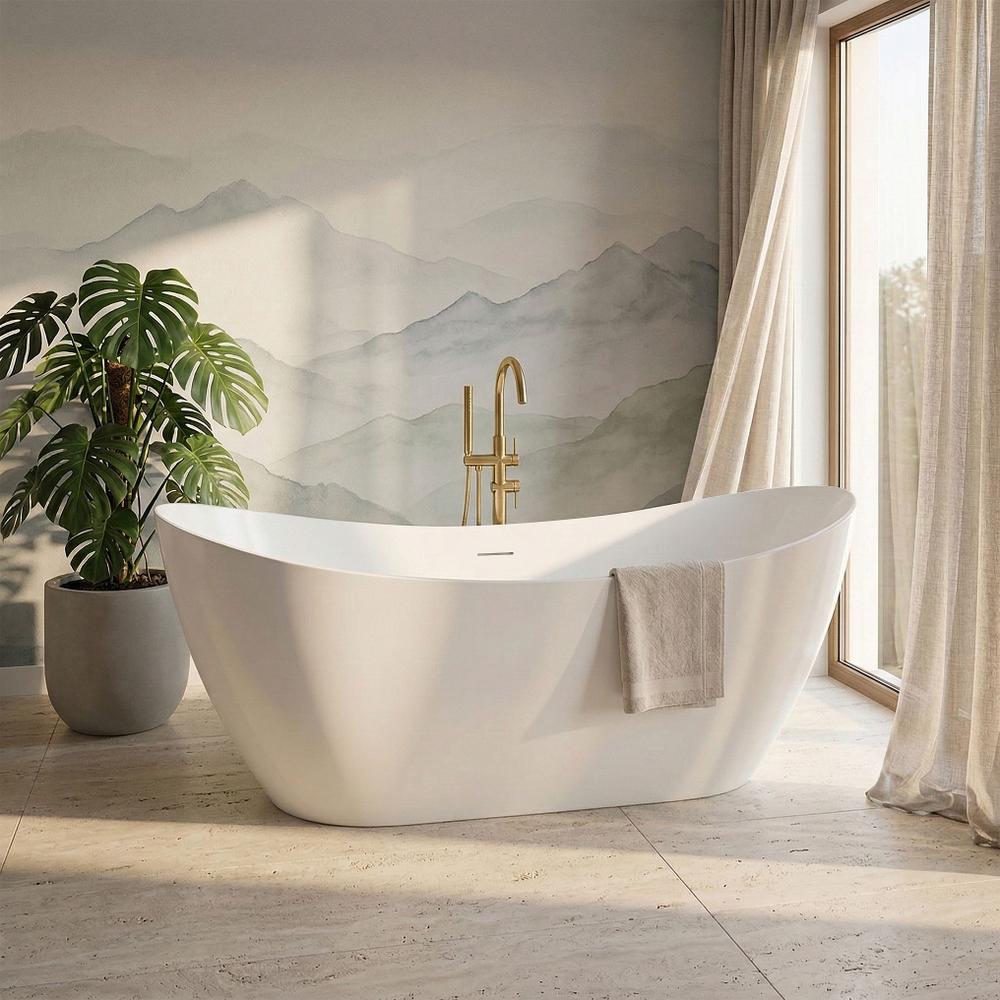 Baignoire autoportante Rea Ferrano Slim 160