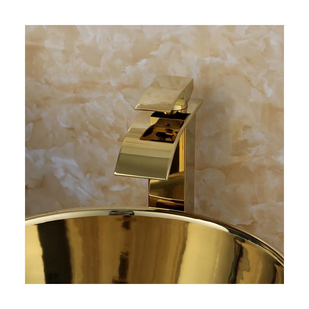 Умивальник на стільницю Rea Sofia Gold