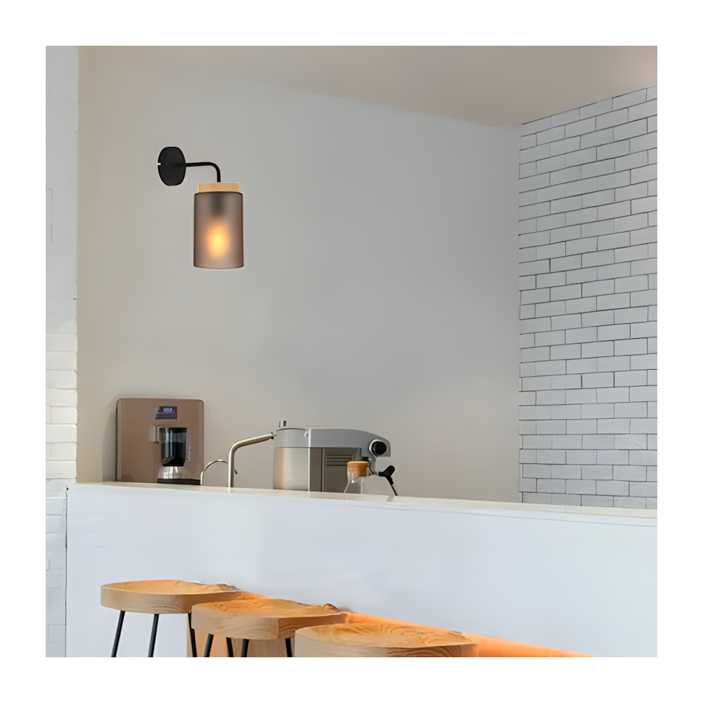 Wandlampe APP1814-1W Frosted Grey
