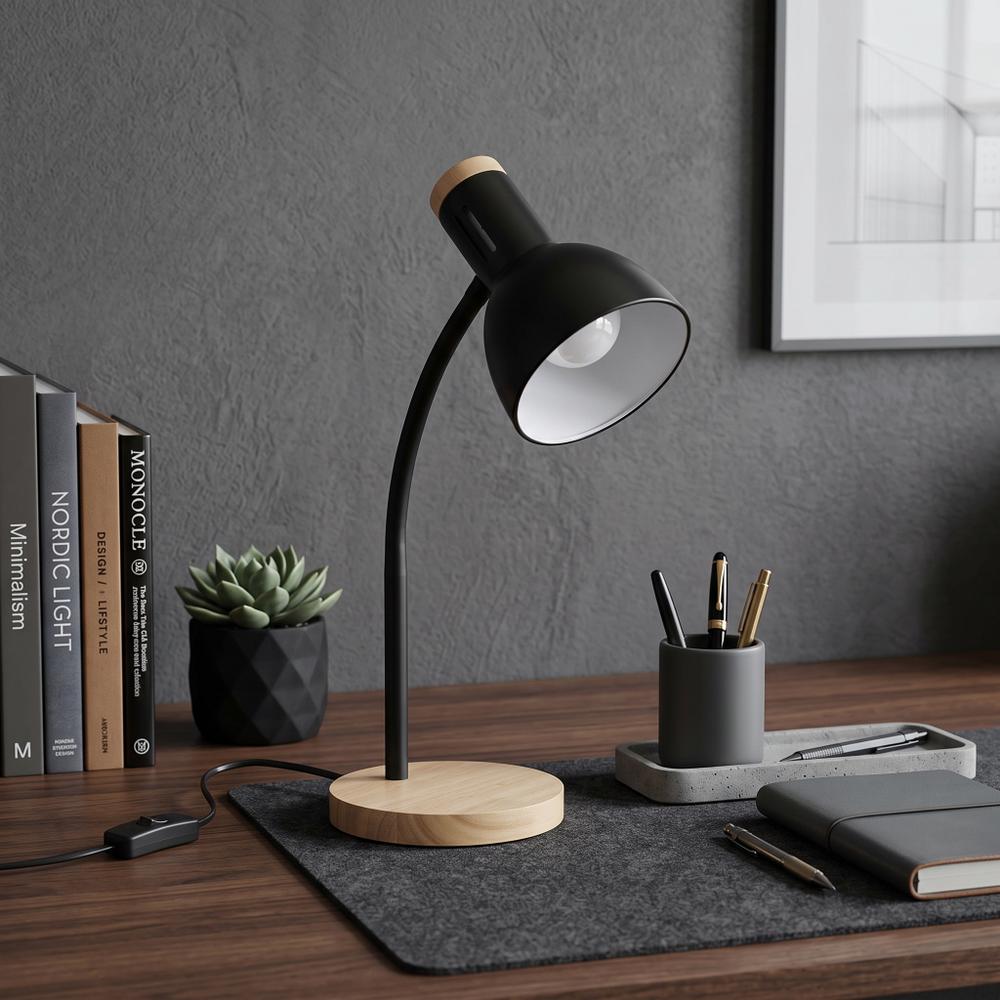 Lampka biurkowa JNH046-1T Czarna