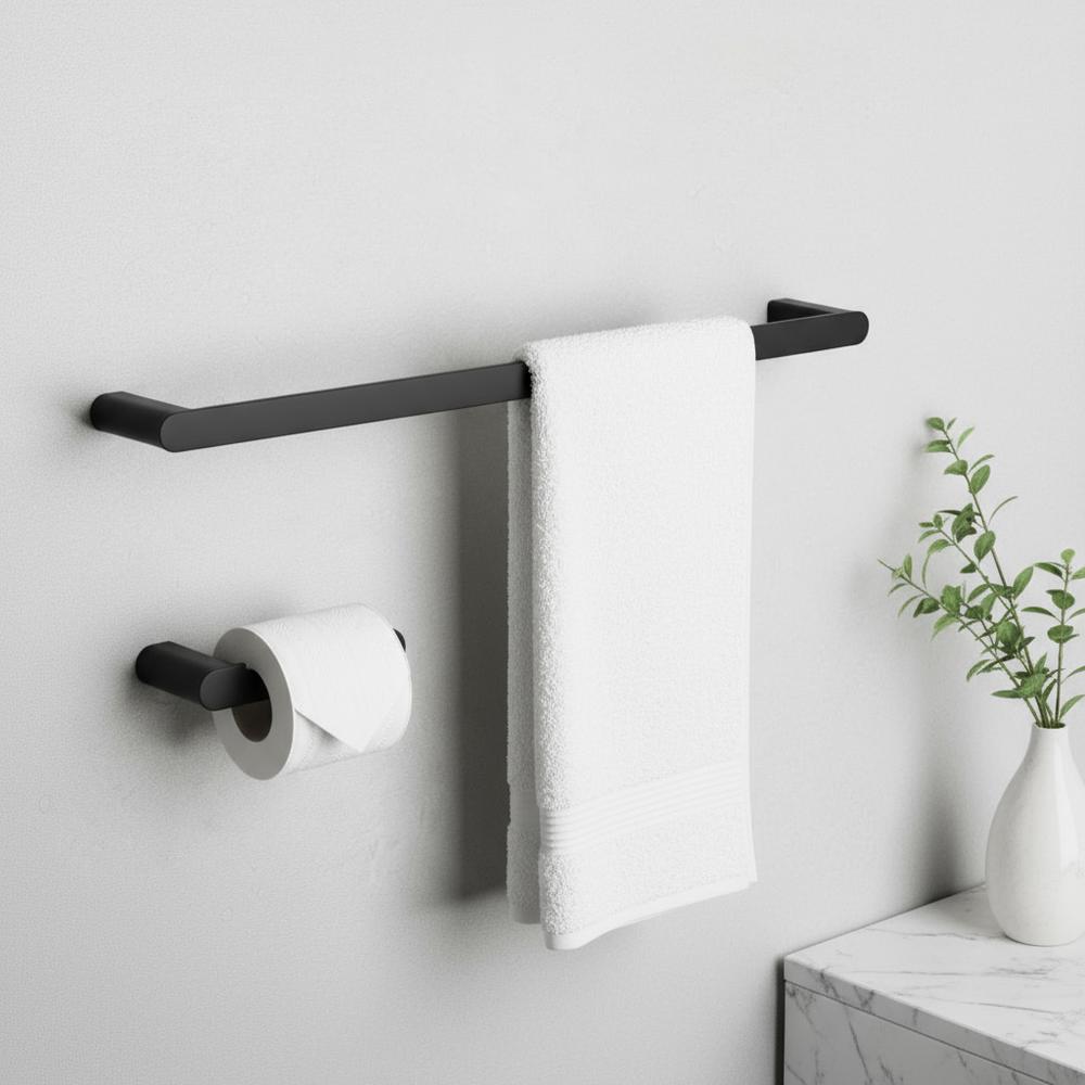 Kylpyhuonetarvikesetti Mati Black 4 osaa