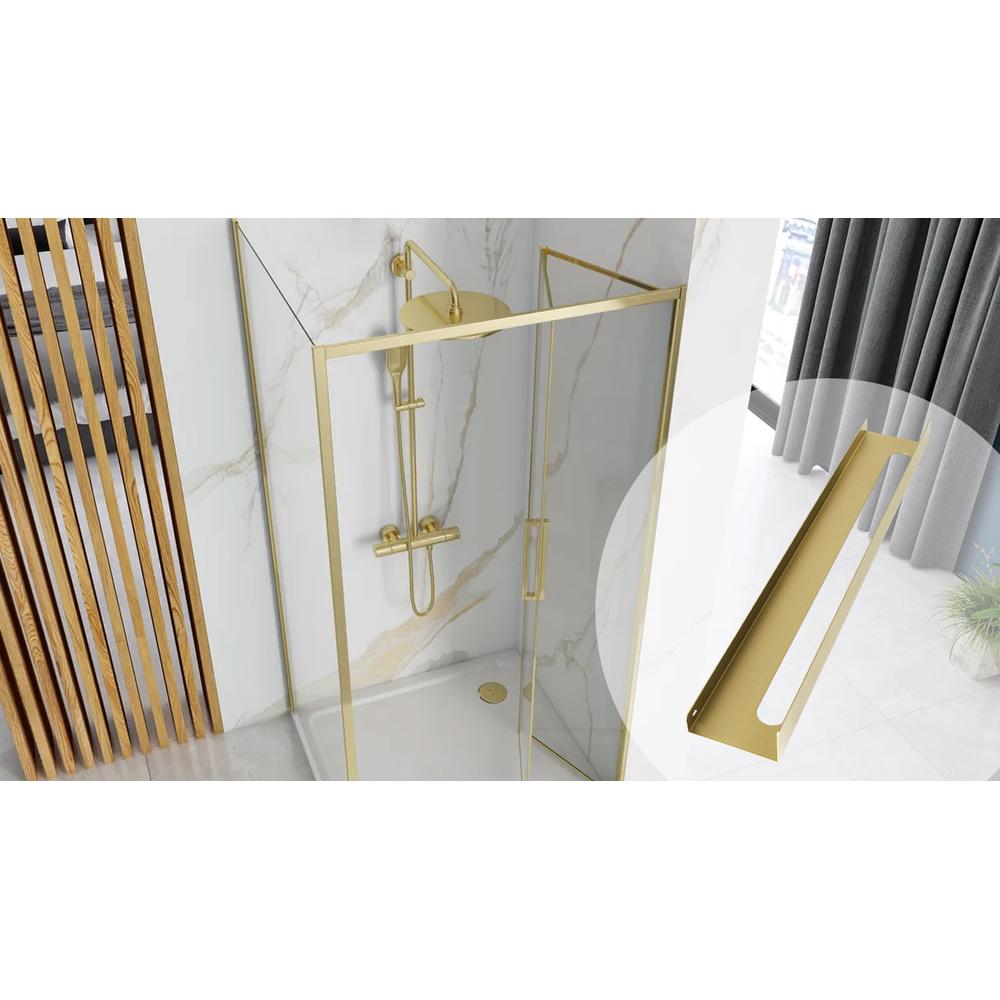 Полиця для ванної SF02 60cm gold brush