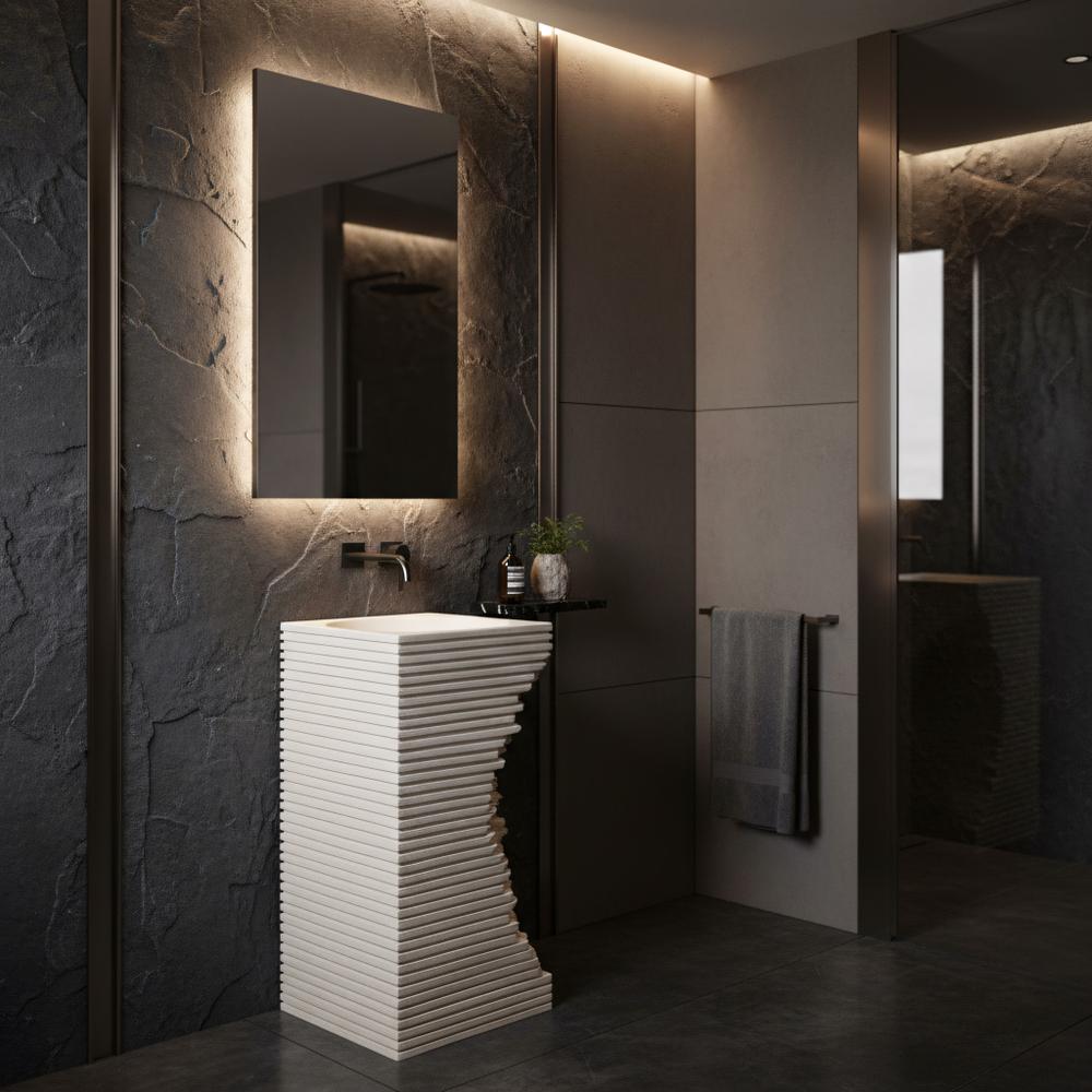 Freestanding basin REA Travena Square