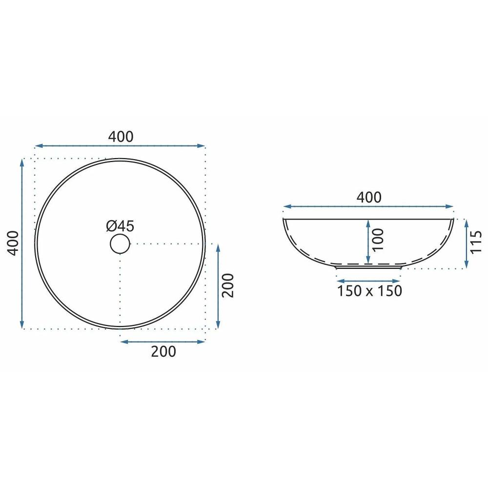 Vasque à poser Rea Peru