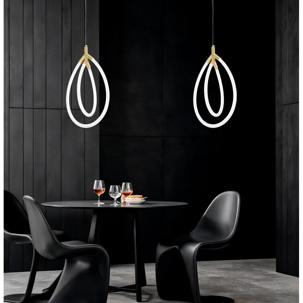 Lampe LED G017-CP Gold