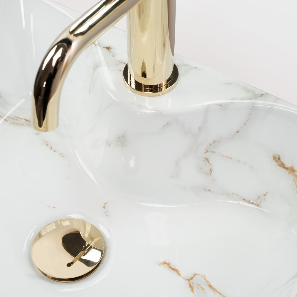 Umywalka Nablatowa REA Kelly Mini Aiax Shiny