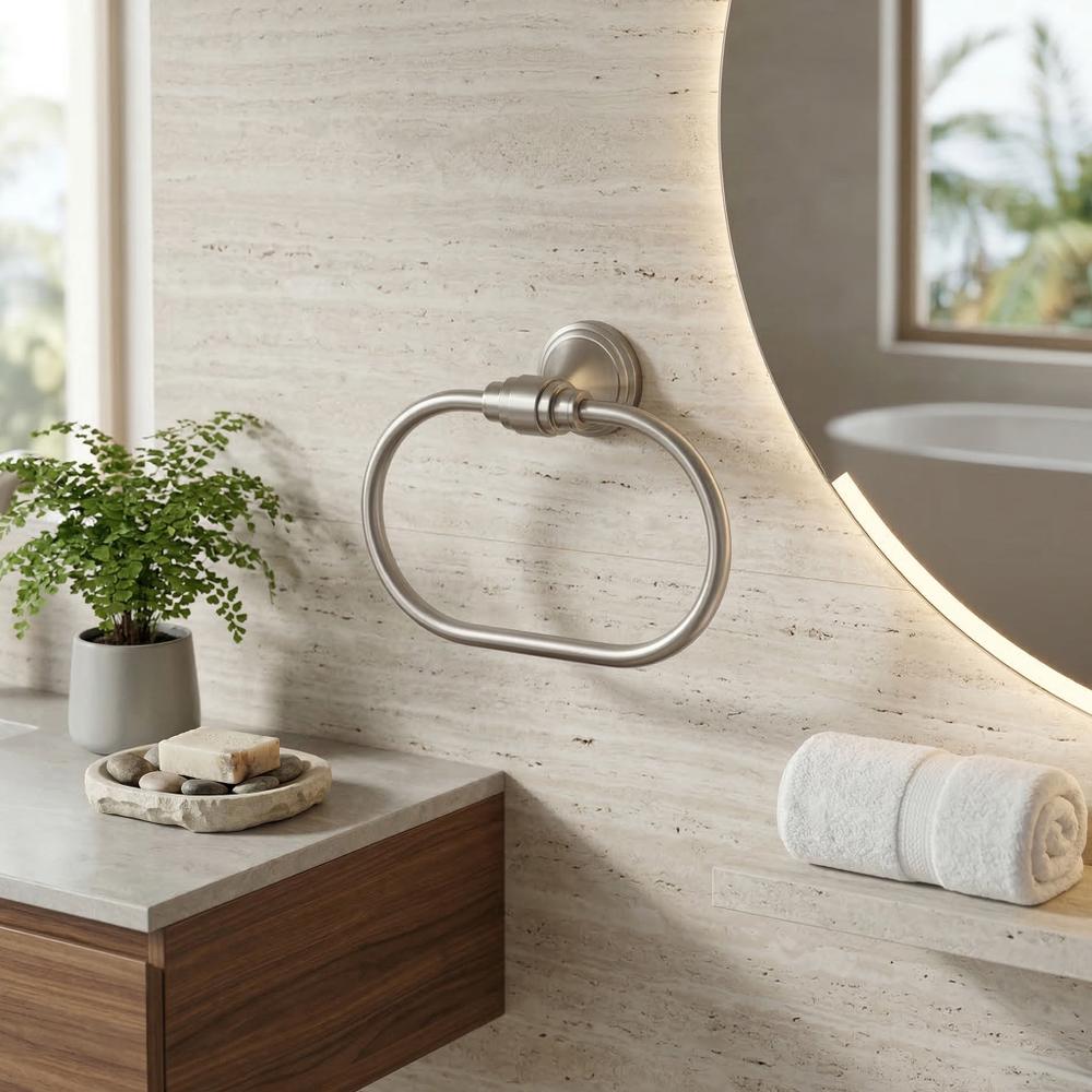 Wieszak łazienkowy RING 16101 Aristo Nikiel Szczotkowany