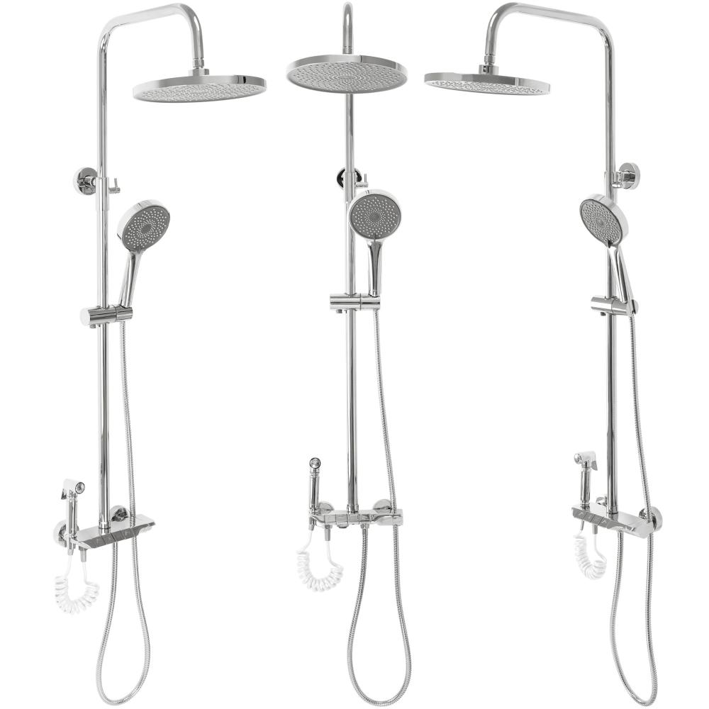 Kit de douche REA MAX chrom