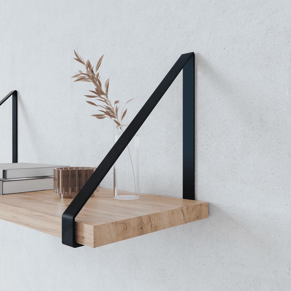 Półka ścienna drewniana 322182 kpl. 3 szt