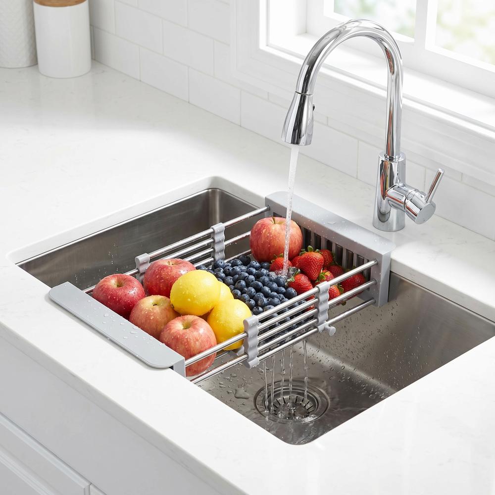 Teleskopický odkapávač na dřez REA P14487A Grey