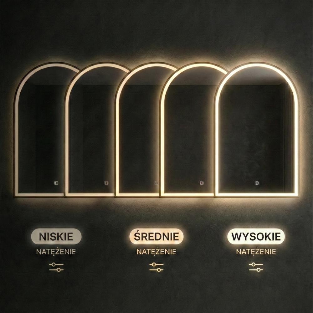 Дзеркало LED 60x100cm DART GOLD