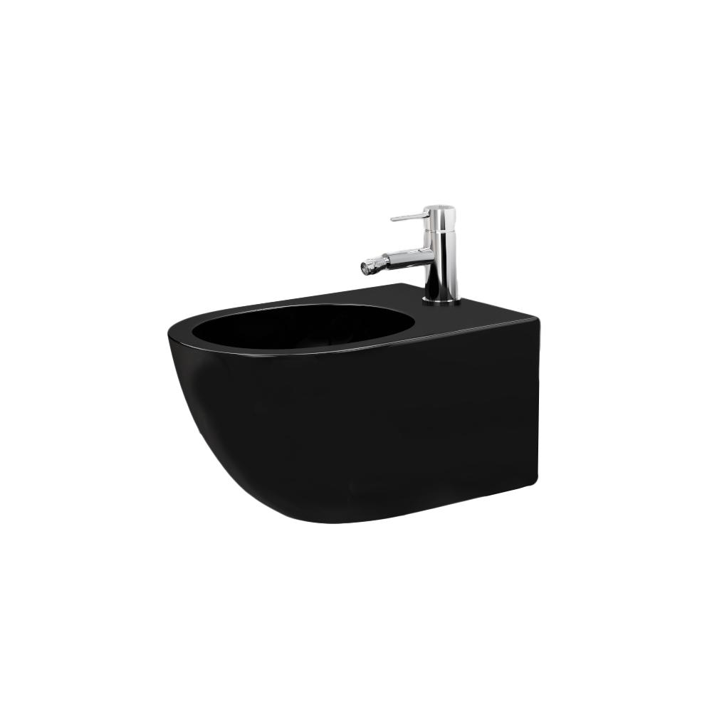 Carlo Mini seinälle ripustettava bidee, mattamusta