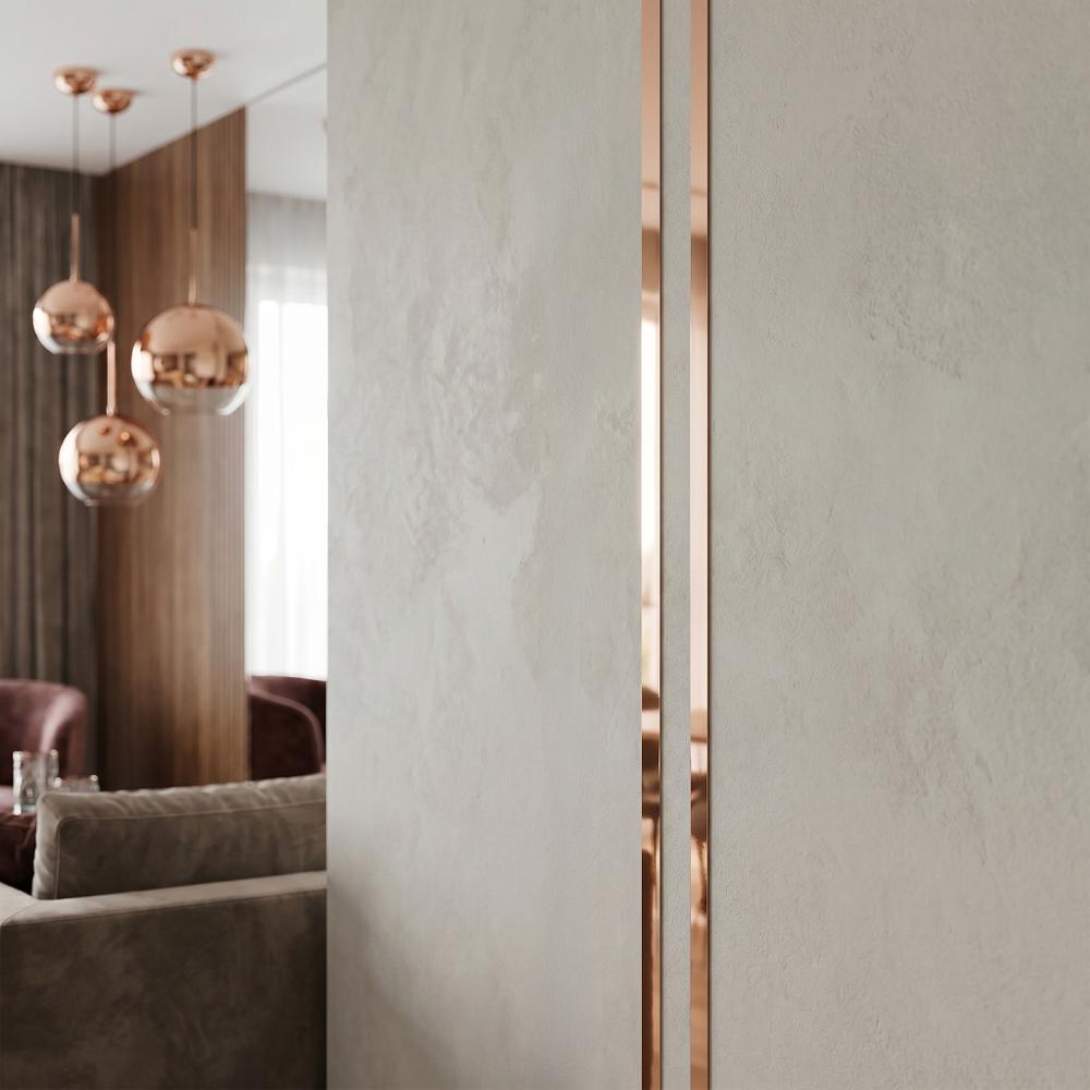 Αυτοκόλλητη διακοσμητική λωρίδα Rea P14454E 2cm Copper