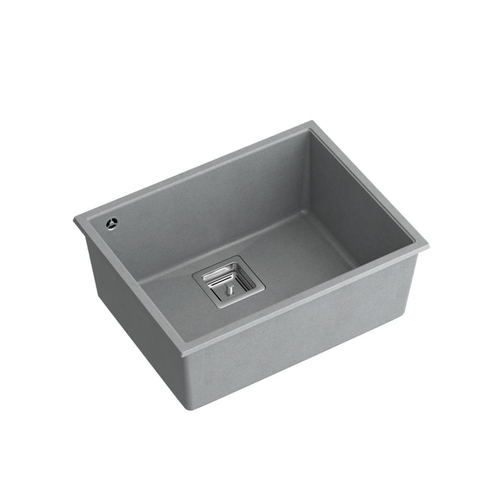 Granite sink DAVID 50 Grey Metallic