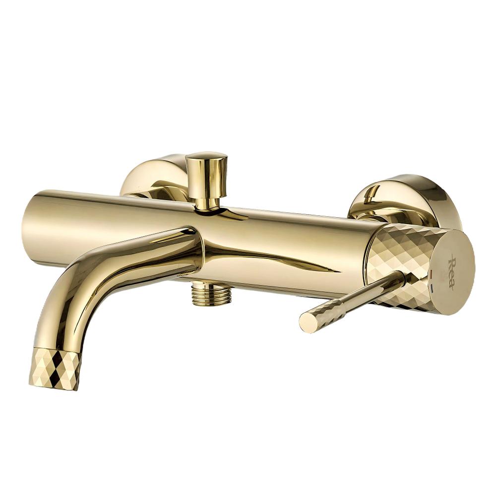 Bathroom faucet Rea Lungo Diamond Gold