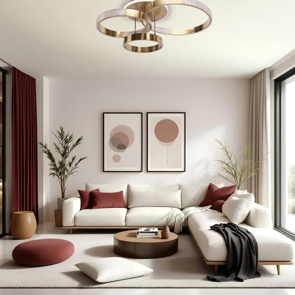 Lampe LED G004-C Brush Gold