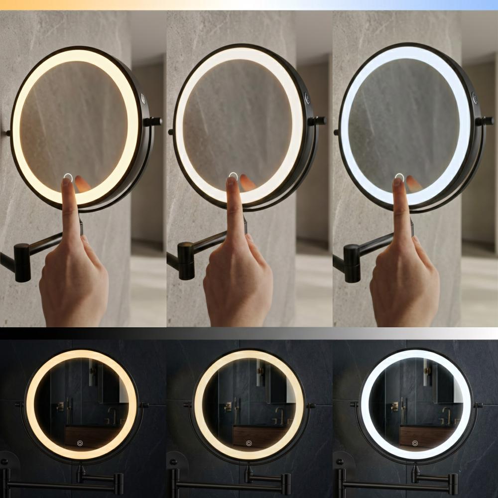 Ogledalo LED Glow Black